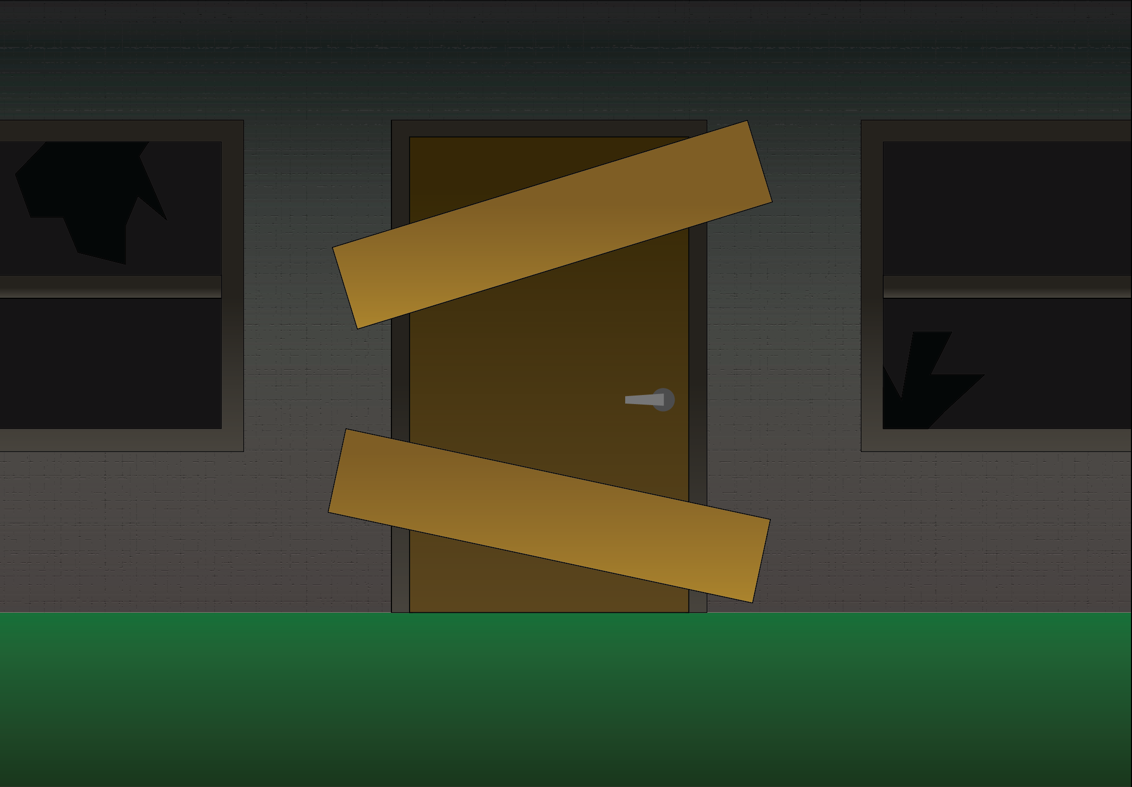 Stay in the abandoned building over night